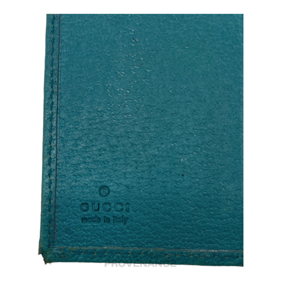 🔴 Gucci Card Wallet - GG Canvas Blue - Picture 6 of 7